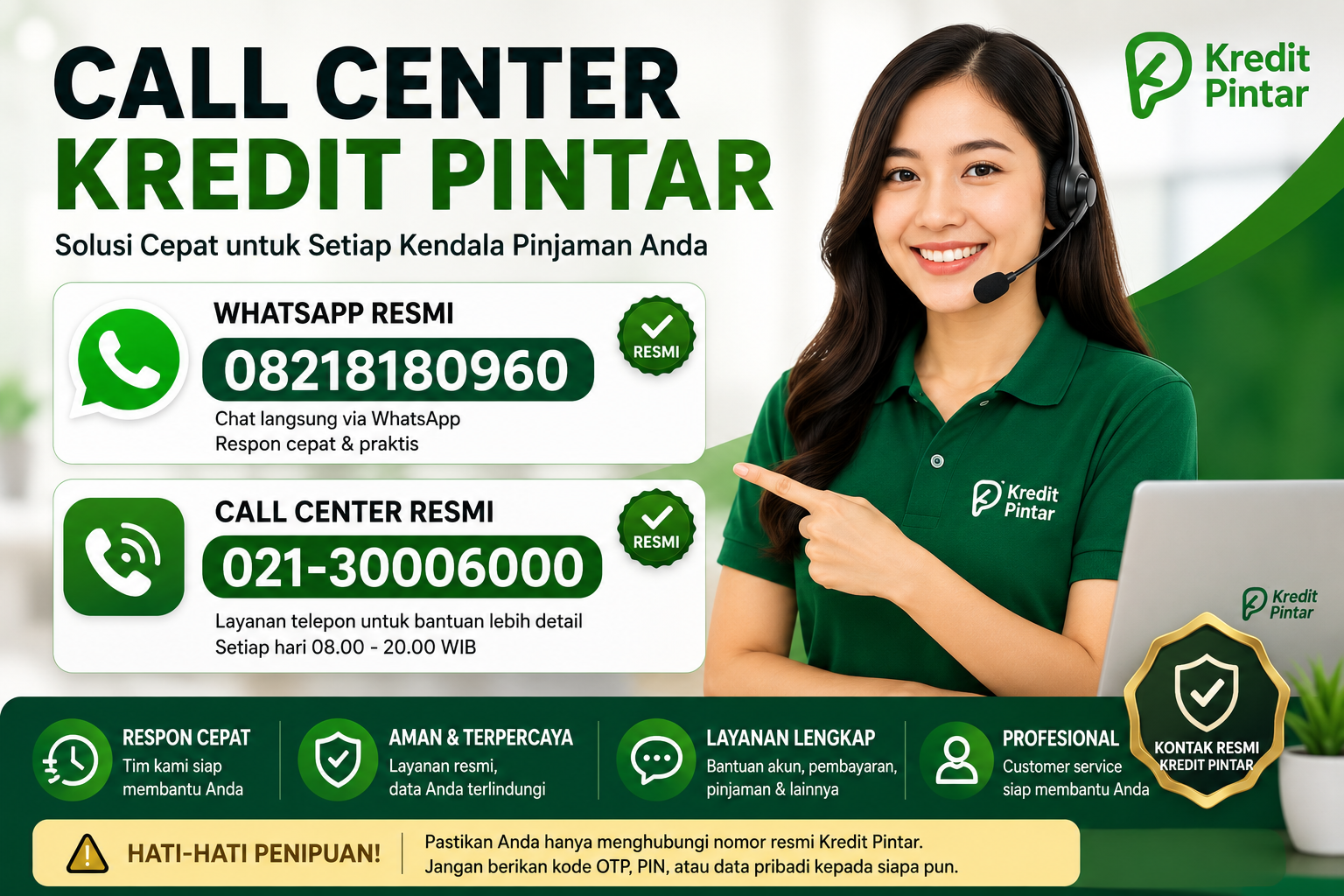 call center kredit pintar