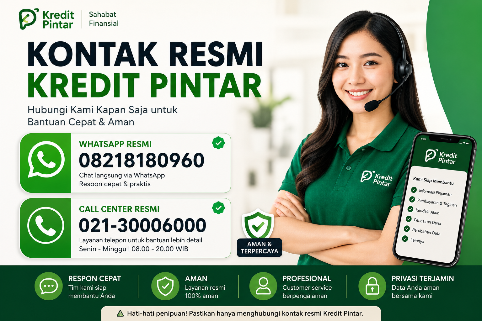 kontak resmi kredit pintar